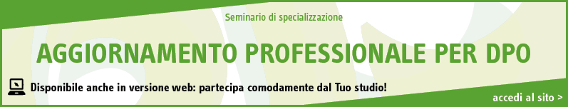 Aggiornamento professionale per Data Protection Officer