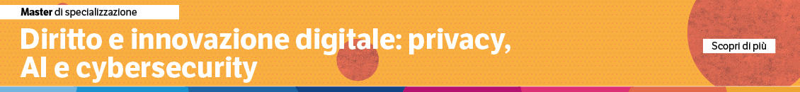 Diritto e innovazione digitale: privacy, AI e cybersecurity