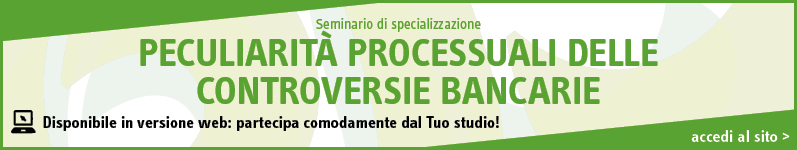 Peculiarità processuali delle controversie bancarie