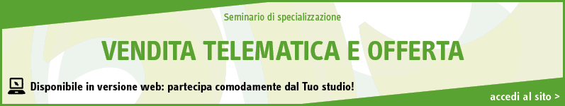Vendita telematica e offerta