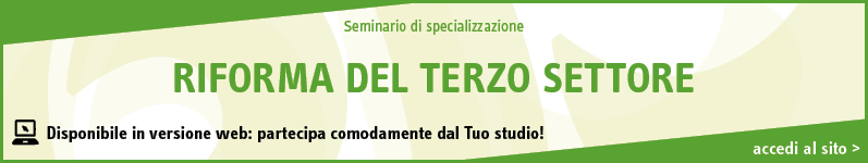 Riforma del terzo settore