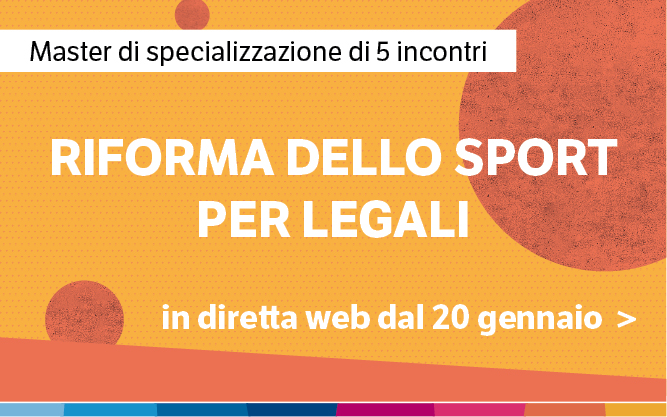 Riforma dello sport per legali