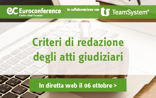 Criteri di redazione degli atti giudiziari