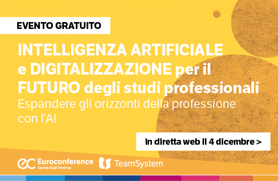 Intelligenza artificiale e digitalizzazione per il futuro degli studi professionali