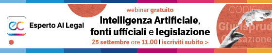 Webinar Esperto AI Legal: intelligenza artificiale, fonti ufficiali e legislazione