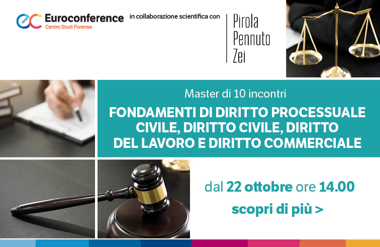 Fondamenti di diritto processuale civile, diritto civile, diritto del lavoro e diritto commerciale